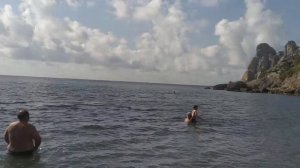 Можно ли купаться на Черном море в октябре?! 06.10.20. Царский пляж.