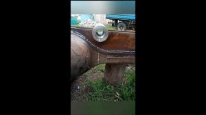 Подготовка и сварка "моста ГАЗ 66" на "МТЗ 80Л".