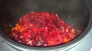 Красный борщ без капусты  в мультиварке