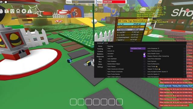 Bee Swarm Simulator Script Roblox | Tons of Features | Pastebin смотреть онлайн