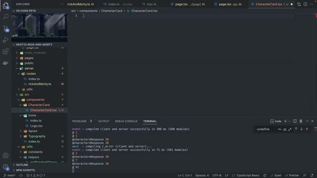 ? СТРИМ ? RICK AND MORTY + NEXT 13, React, Typescript, tRPC, Prisma, Sass (data fetching) смотреть онлайн