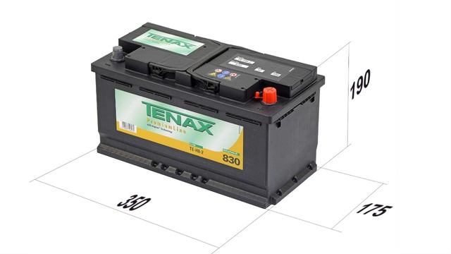 Аккумулятор Tenax Premium Line 100 Ач. Обратной полярности. Самый краткий обзор. смотреть онлайн