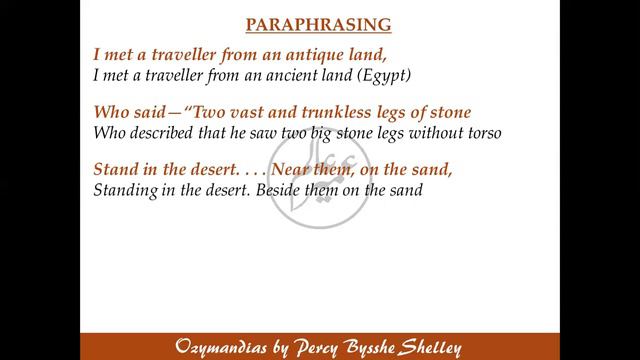 Ozymandias by Percy Bysshe Shelley | Explanation in Urdu/Hindi | Paraphrasing смотреть онлайн