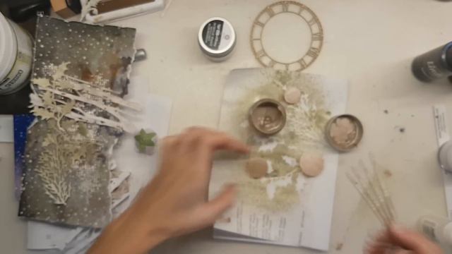 Winter canvas Step-by-step Tutorial смотреть онлайн