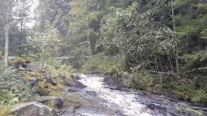 Водопад.  Карелия. Хекселя