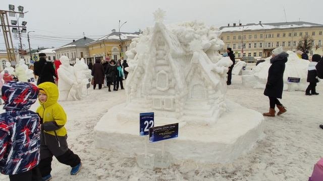Фестиваль Скульптур из снега в Костроме 2023 г. Участник 22