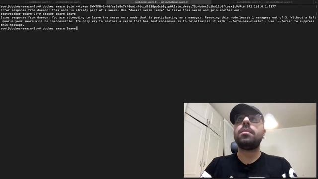 Docker Swarm - 3 - Init Docker Swarm смотреть онлайн