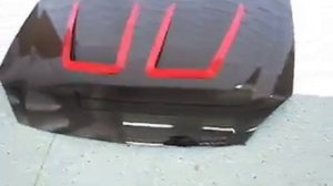 Капот для а/м Приора "AVR "(цвет Космос+Ярко-Красный).