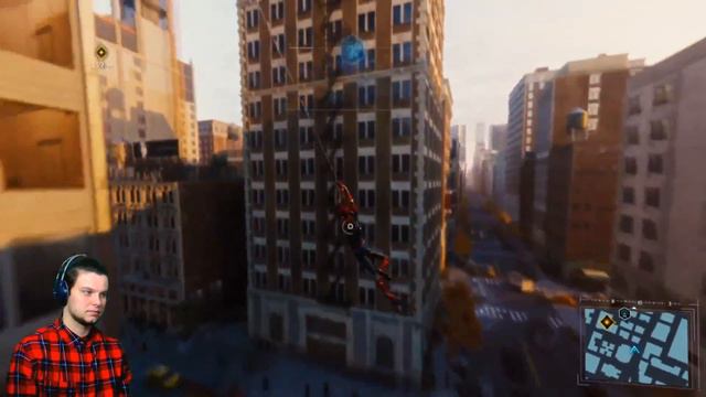 Новый Павук Павутина из рук 😜 Полное прохождение Marvel's Spider-Man #1 смотреть онлайн