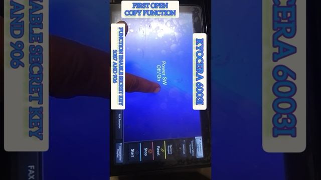 Kyocera Taskalfa 6003i function enable code