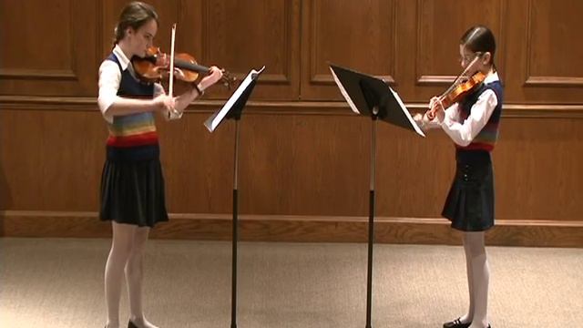 The Evan Thomas Institute Violin Duet.mp4 смотреть онлайн