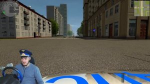 ПОЛИЦЕЙСКИЕ БУДНИ в CITY CAR DRIVING - ПОЛИЦЕЙСКАЯ ПОГОНЯ в CITY CAR DRIVING + РУЛЬ