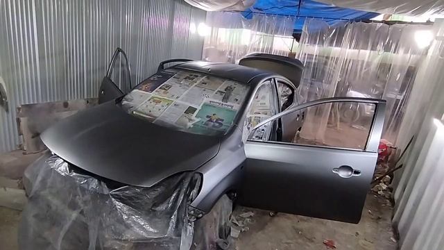 Nissan Sunny | colour change to lexus's Nebula grey.... смотреть онлайн