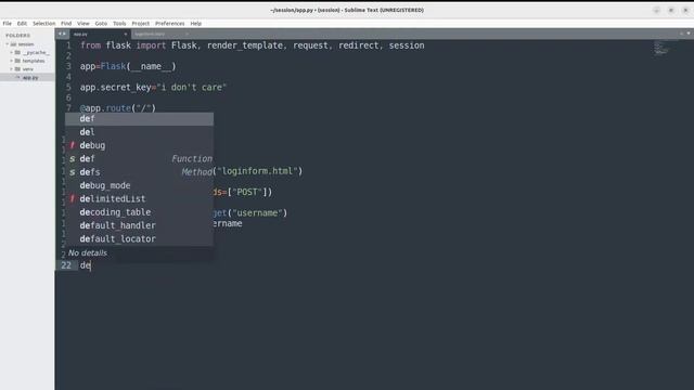 Flask Session смотреть онлайн