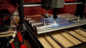 Программа Candle - пробная обработка оргстекла