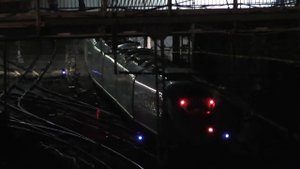 Сапсан прибывает на Курский вокзал. "Sapsan" arrives at the Kursk railway station #сапсан