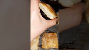 Ролик № 457. Язычки с сахаром из слоеного бездрожжевого теста.