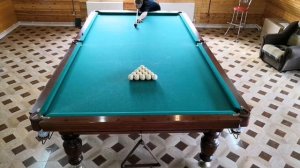 Варианты разбоя пирамиды в бильярде