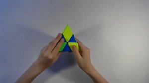 Узоры на пирамидке. Узор знак радиации. The patterns on the Rubik's pyramid.