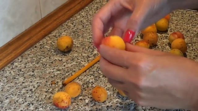 Как быстро удалить косточку из абрикоса