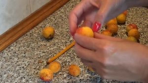 Как быстро удалить косточку из абрикоса