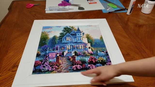 Мастер класс по изготовлению рамки. Алмазная Вышивка. Декор смотреть онлайн