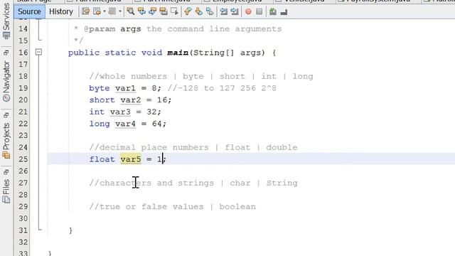 Data Types in Java Tutorial | Beginner Java