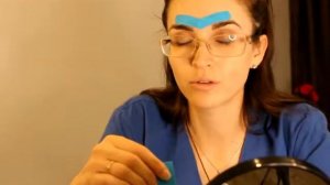 Тейпирование лба