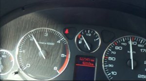 Peugeot 407 speed 170km/h-3000 r/min