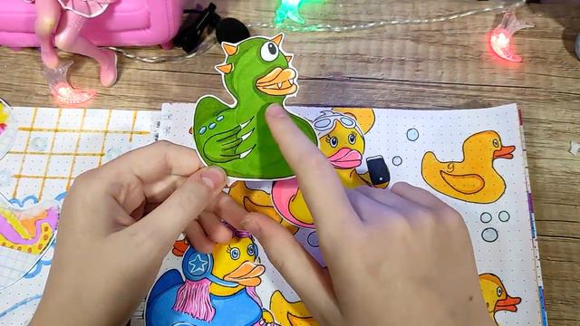 УТОЧКИ для ВАННОЙ 🦆🥰 Бумажные Сюрпризы 🍒 Распаковка Всей Коллекции 🌸Сборник / Nyuta Play