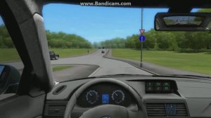 City Car Driving:Едем на Lada Priora (ВАЗ 2172) в село "Довольное"