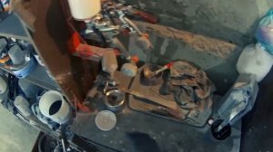 Красим новый бампер в черный мат.  Покраска бампера шевроле НИВА.