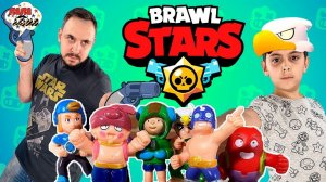 ФИГУРКИ БРАВЛ СТАРС ОЖИЛИ! ПАПА РОБ И ЯРИК ИГРАЮТ В BRAWL STARS - НОВЫЕ СКИНЫ!