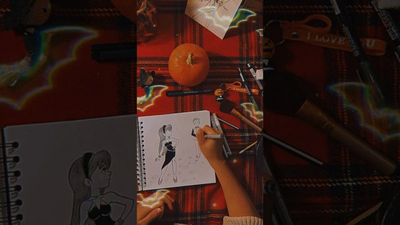 #рисование #творчество #хуманизация  #осень #рисунок #процессрисования #speedpaint #halloween