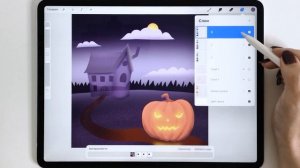 Уроки Procreate. 66.Анимация на Halloween