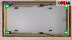 Монтаж чердачной лестницы Oman