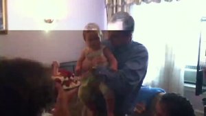 Первый торт со свечами