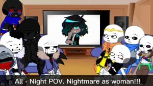 Sans AU react to Dreamtale meme • part.5/final part. (⚠️ My AU ⚠️)