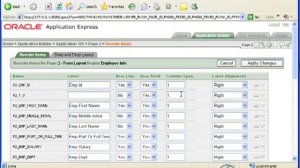 Oracle APEX Tutorial 4  Form Layout  Part 2  Video Training