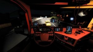 POV Driving Volvo FH 750 - ETS2 - NightRain #2