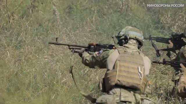 ? Кадры боевой работы подразделения специального назначения Западного военного округа