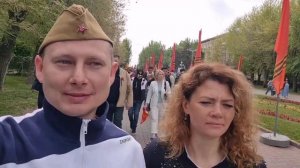 9 Мая Волгоград, гостиницу не нашли, едем на Соболе 4х4 и живём в нём как в автодоме :))