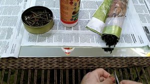 Рама для зеркала из бумажной лозы ( мастер-класс)// Плетение из бумажной лозы для интерьера