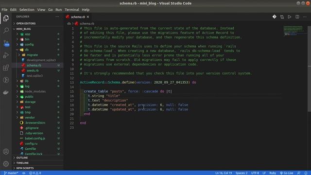Primeiro CRUD - Criando Model View e Controller - Ruby on Rails Para Iniciantes #Aula 01 смотреть онлайн
