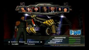 WWE Crush Hour PS2 Wrestler Car Showcase