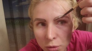 Окрашивание бровей краской с эффектом татуажа ☆2022/01☆