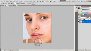 How to remove pimples and clean skin in photoshop CS5