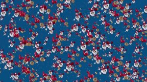 Ярмарка. Русские народные традиции. Синий цвет. 4K. Матрешки, рогалики, сладости. Видеоарт в 4K.