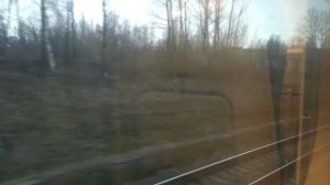 Прибытие на Ярославль-главный из окна скорого поезда.