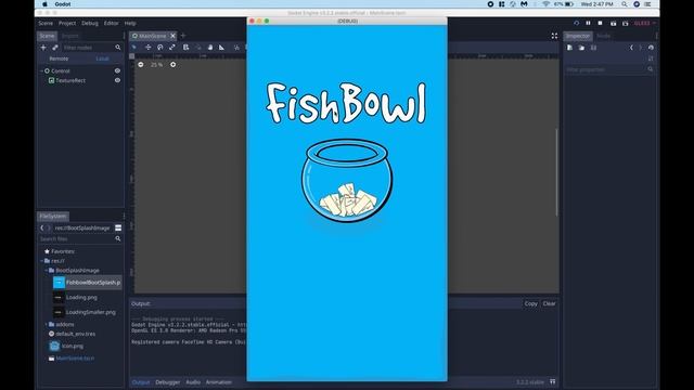 Make a Custom Load Screen / Boot Splash in The Godot Engine